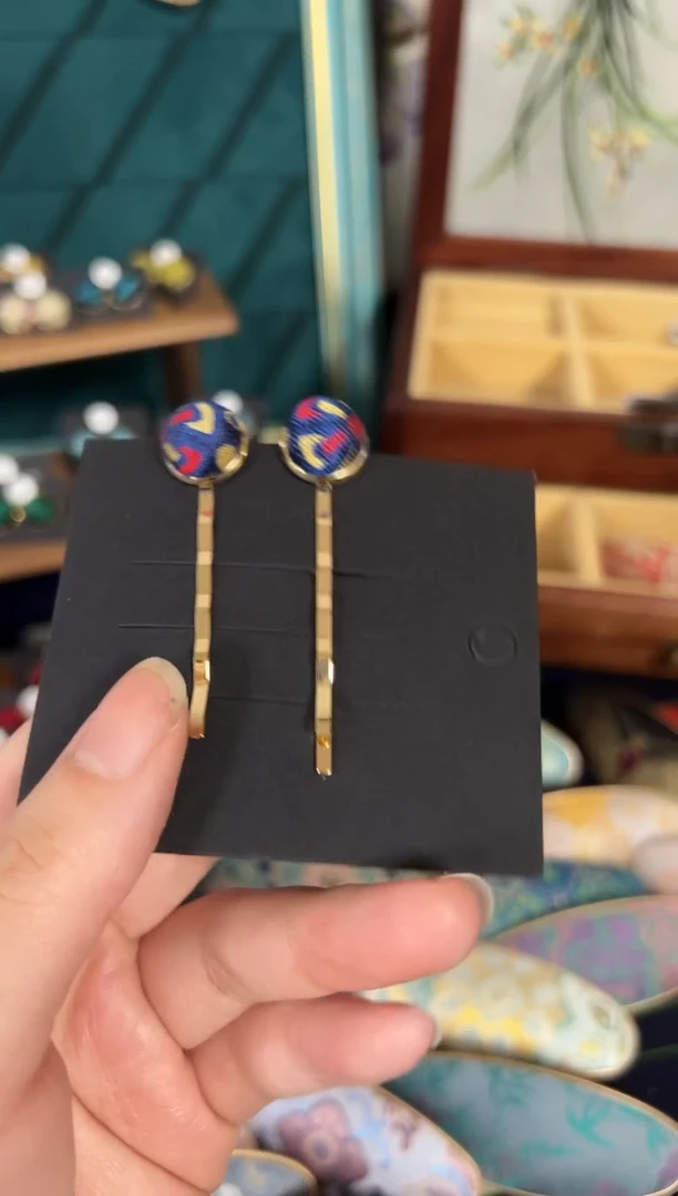 【闪购商品】【一物一拍初五发】翟鸟花花一字夹一对