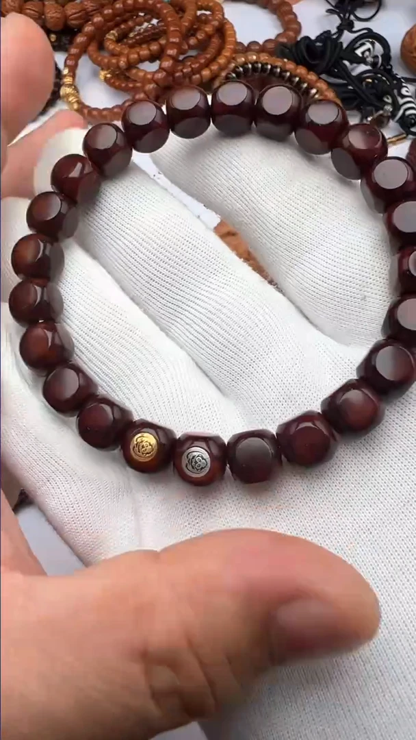 紫金鼠手串精品六方