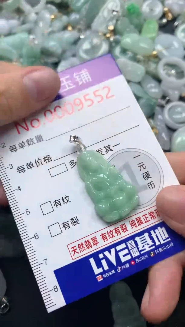 颈饰未镶嵌翡翠9552