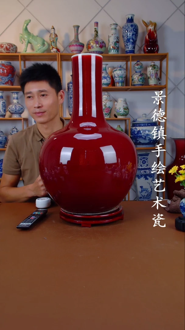 现代景德镇手工手绘陶瓷摆件75