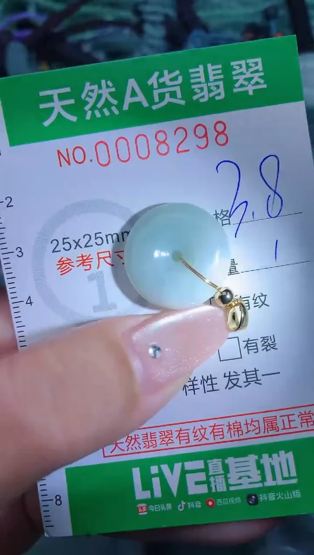 翡翠未镶嵌颈饰.0008298