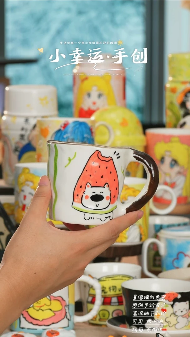 其他景德镇高温釉下纯手工手绘陶瓷