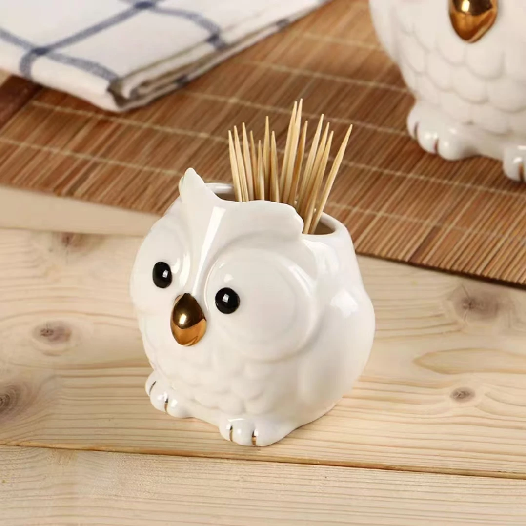 【卫驰精选】0297小猫头鹰牙签筒