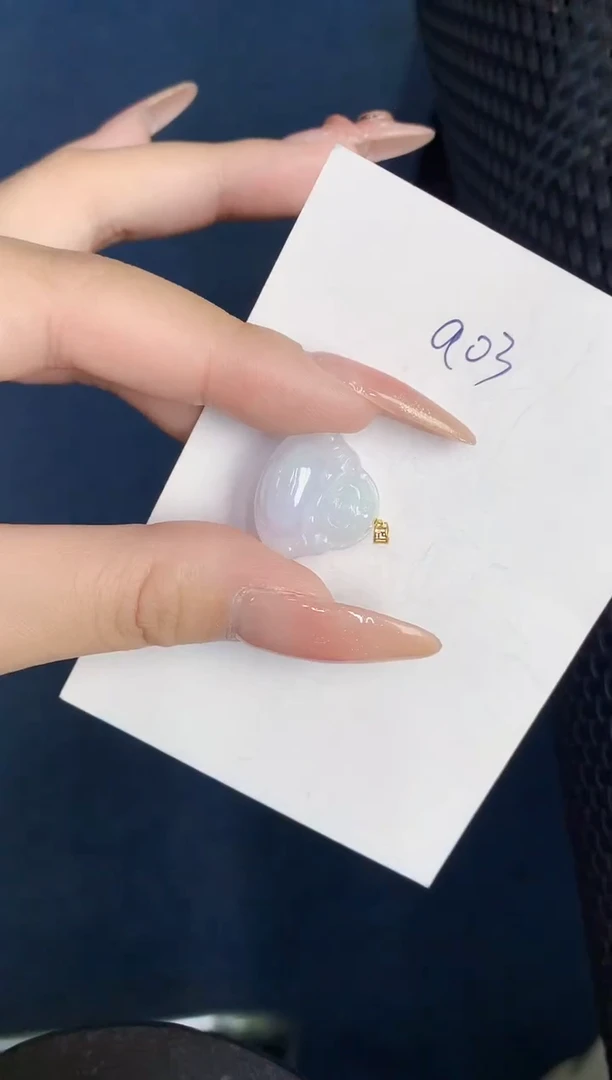 【闪购商品】翡翠颈饰18K金镶嵌000000000