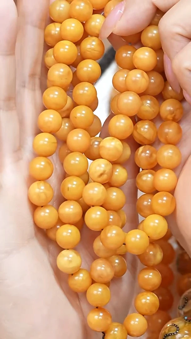 蜜蜡颈饰未镶嵌6814天然蜜蜡珠宝奇石云端妖孽全部保真