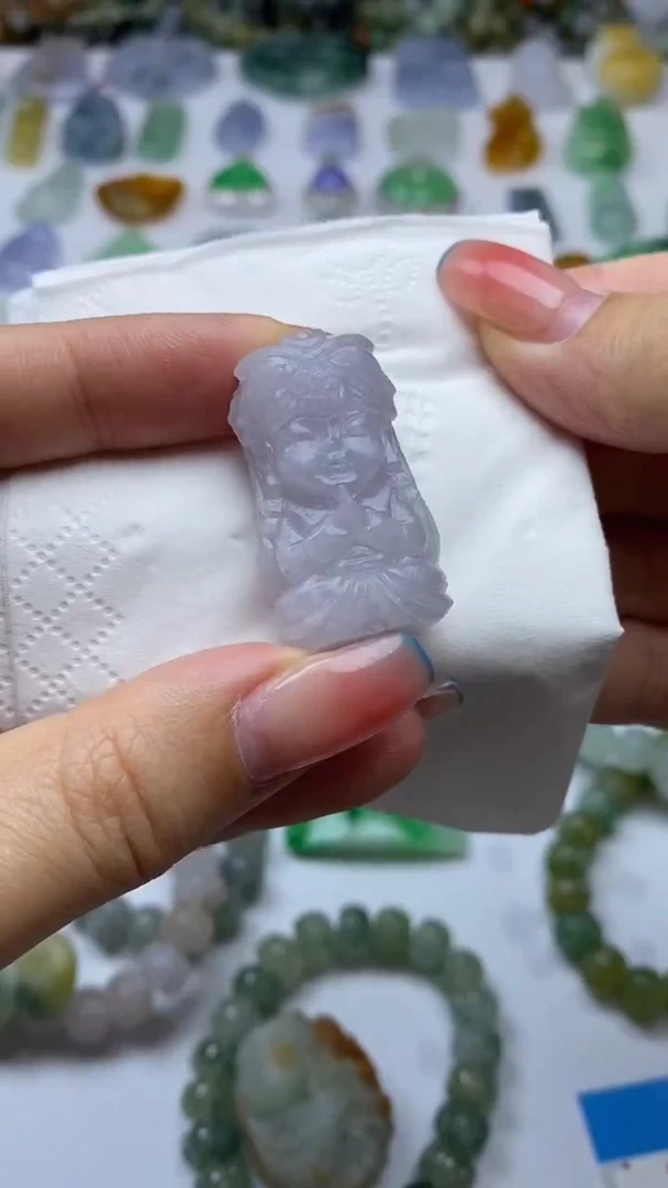 未镶嵌定制翡翠毛货定制不退不换