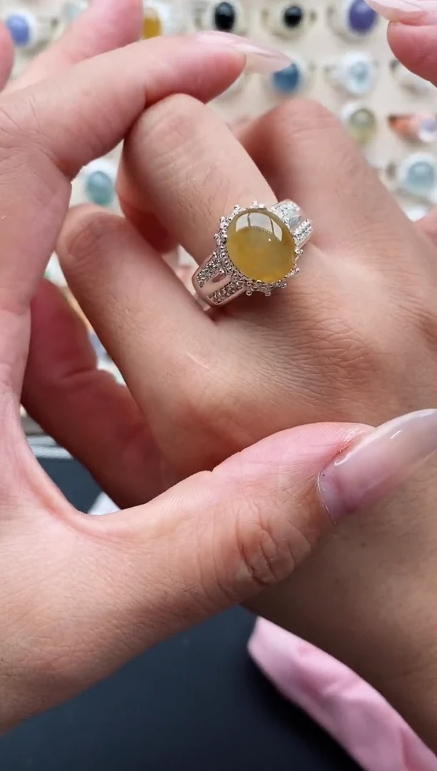 未镶嵌戒指翡翠天然缅甸翡翠A货333-1-4