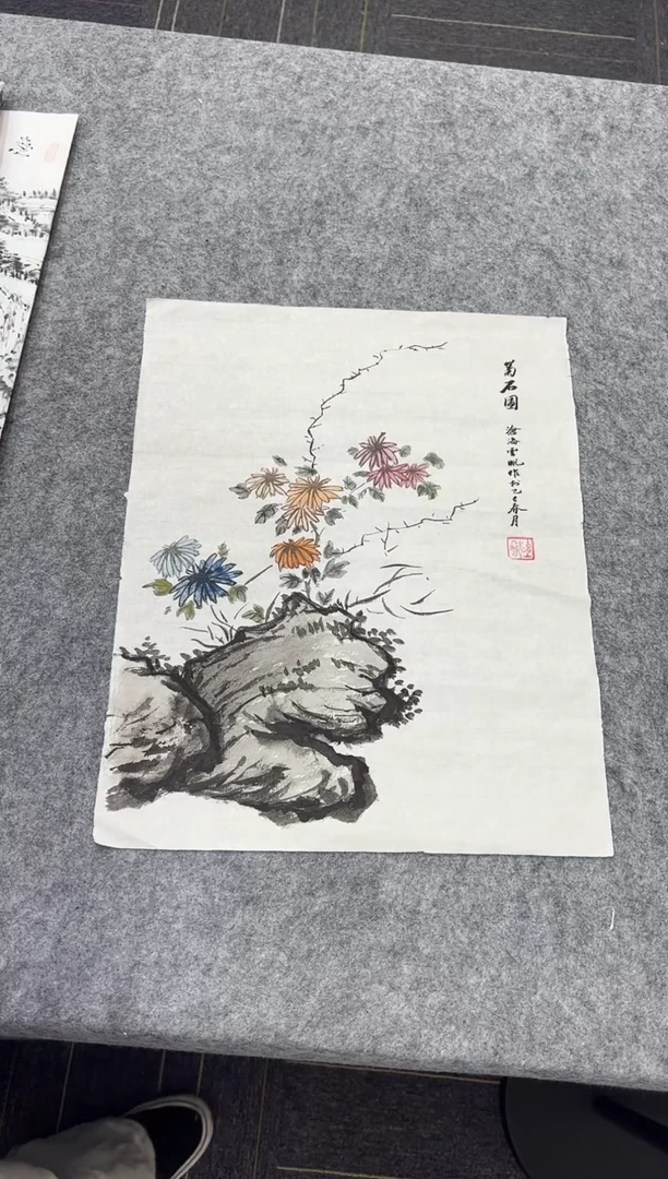 国画国画国画鉴赏手绘实稿-