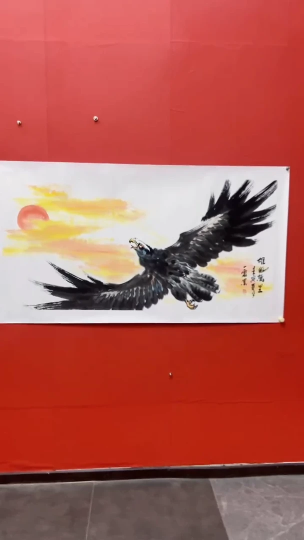 书法刘一霖老师鹰