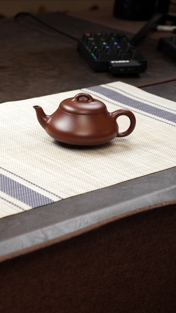 茶壶紫砂壶·19底槽青汉棠150cc