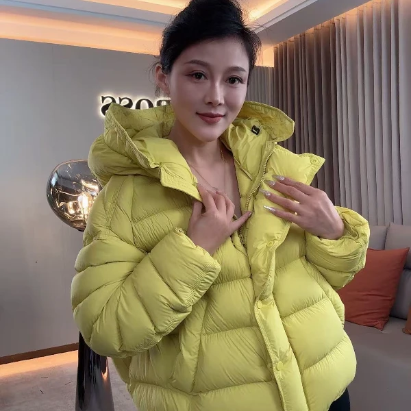 【耿老板6144#P】 精致排骨短款面包服时尚小个子穿搭安心绒羽绒服