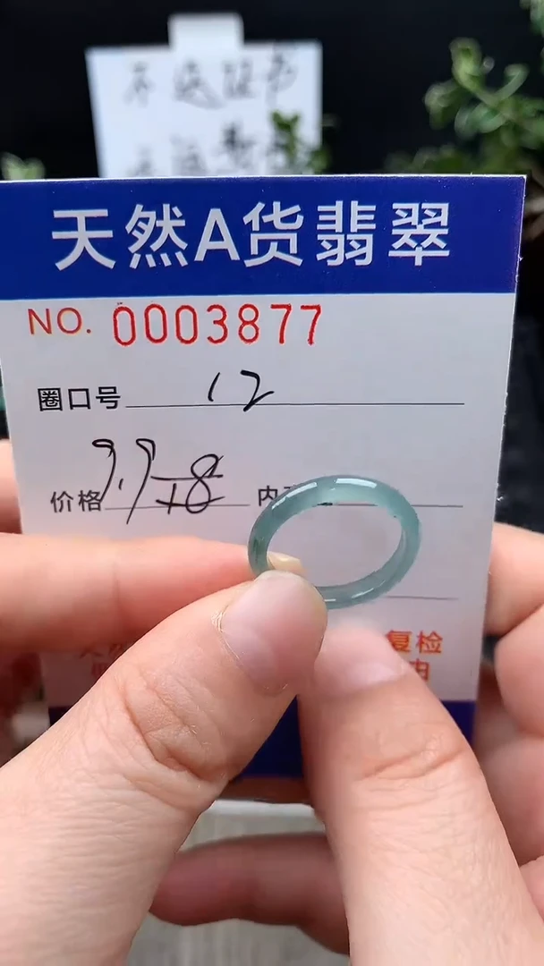 未镶嵌戒指翡翠12#