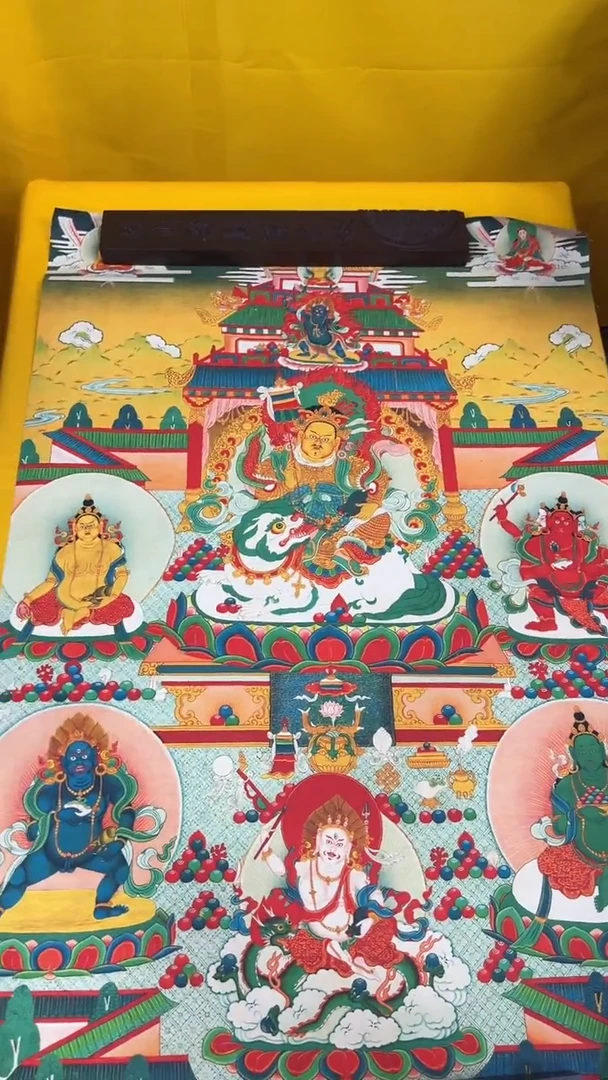 卷轴画绘画类唐卡   16059