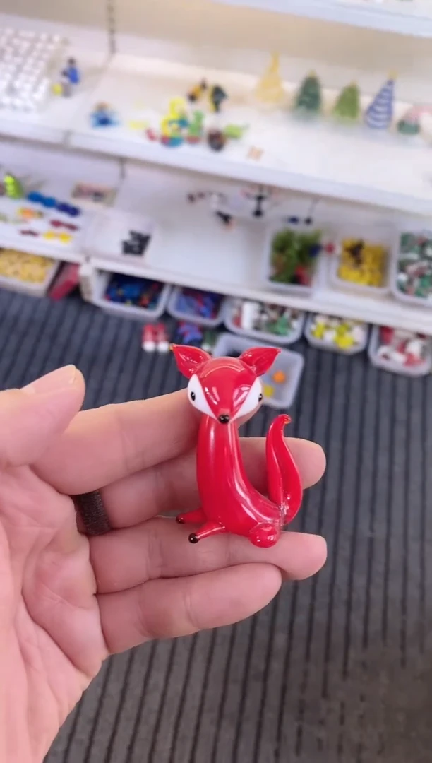 琉璃手工艺品狐狸