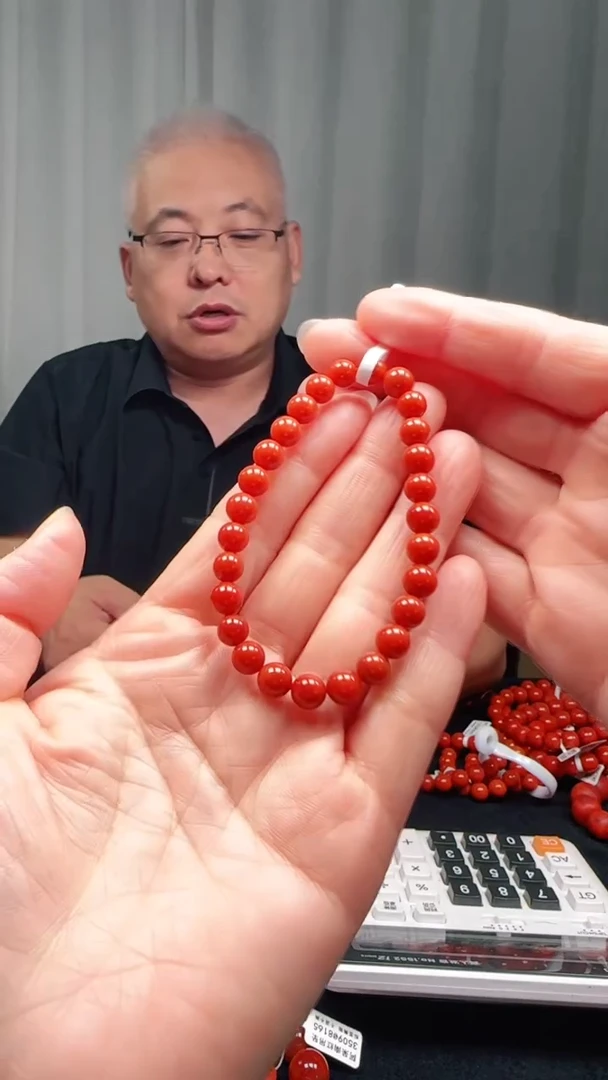 未镶嵌多样性发一件南红玛瑙【云端】6mm保山圆珠单圈