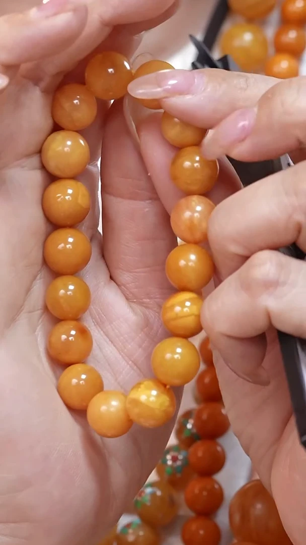 蜜蜡颈饰未镶嵌7962天然蜜蜡珠宝奇石云端妖孽全部保真