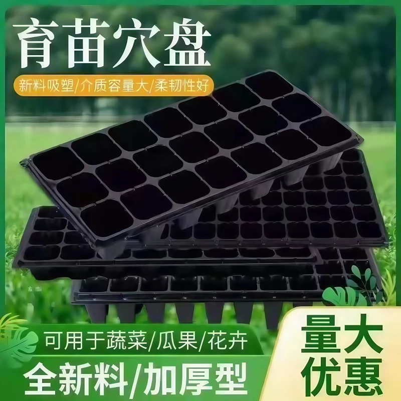 鲜花园艺育苗盘草莓玉米穴盘西瓜叶插苗多肉托盘神器耐用全新促销