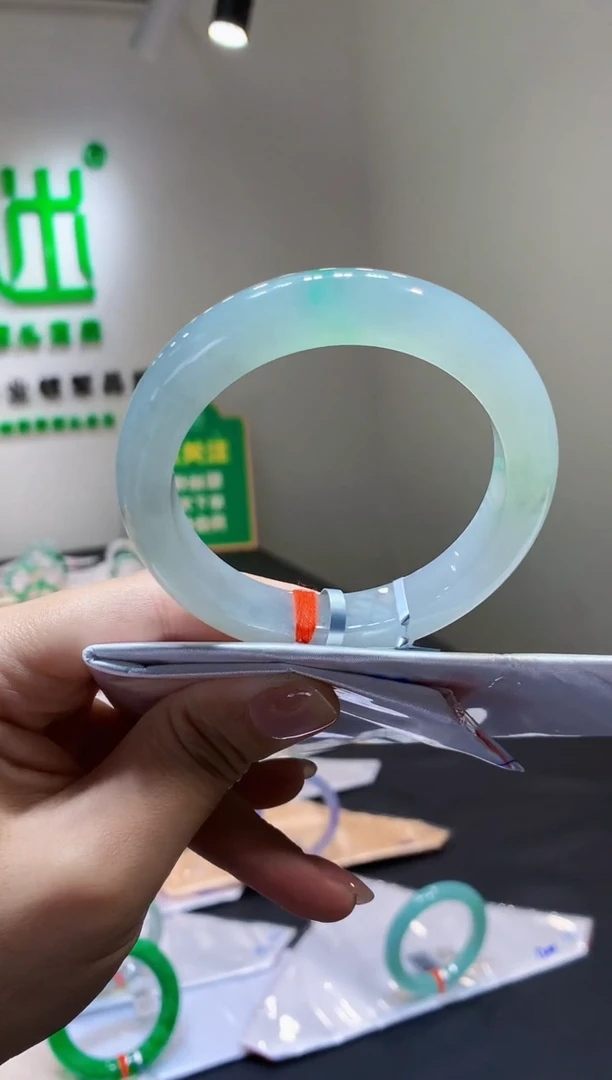 未镶嵌手镯翡翠9天然A货缅甸翡翠57.2