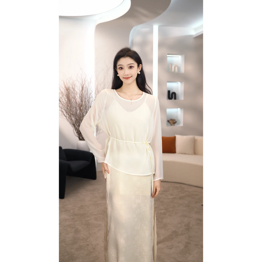 百搭长袖上衣女夏季显瘦薄款纯色防晒衣 PX-1732