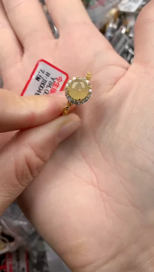 银S925镶嵌戒指翡翠222   4