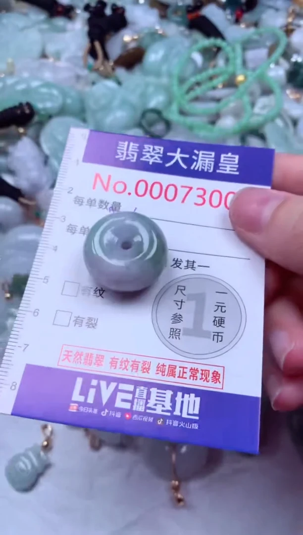 吊坠(不含链)未镶嵌翡翠7300