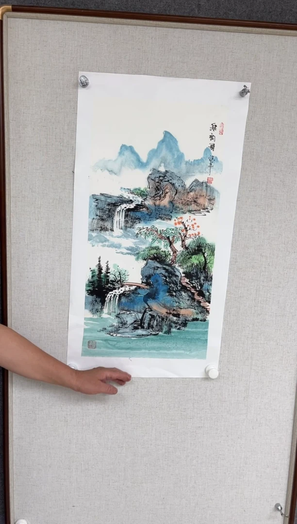 国画黄德中老师两平尺