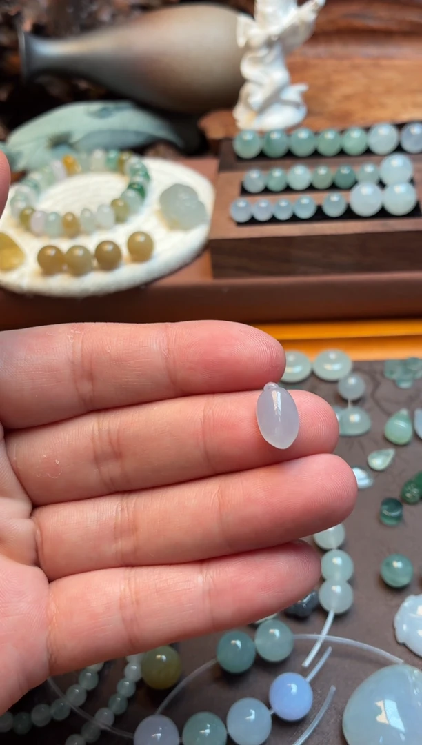 散珠翡翠紫茄瓜子