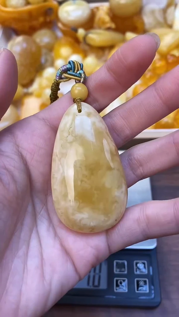 裸石琥珀未镶嵌天然琥珀蜜蜡