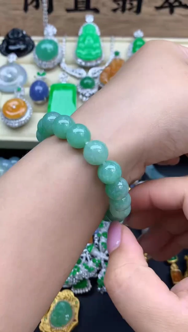 未镶嵌手链翡翠207-春日珠宝