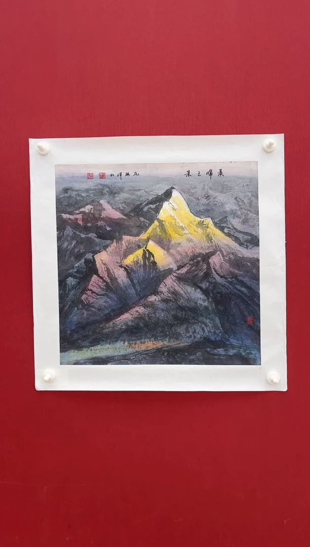 国画尼M泽仁老师画作
