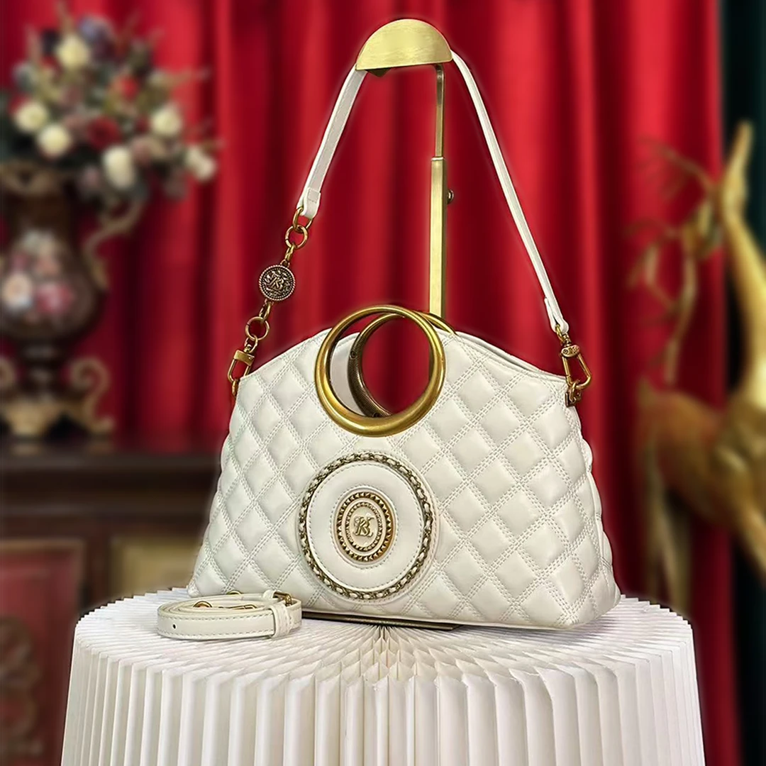 【小颜定制】KB品牌新款经典菱格复古单肩斜挎百搭女士包包9169#