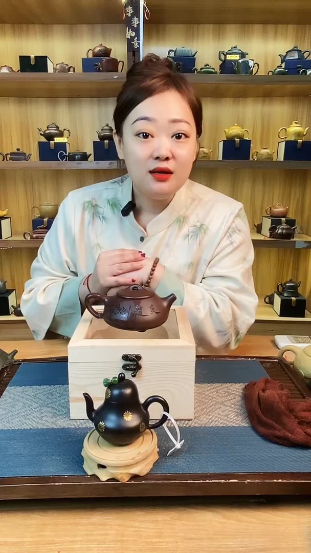 【闪购商品】紫砂茶壶老紫泥天道酬勤石瓢【雪】