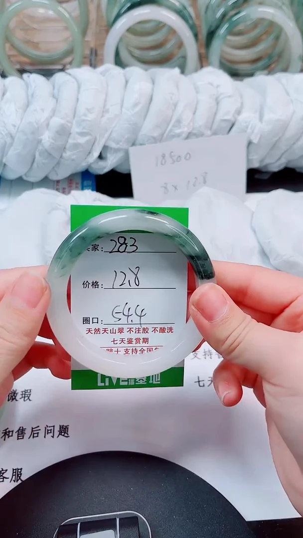 未镶嵌手镯石英质玉283-53/54
