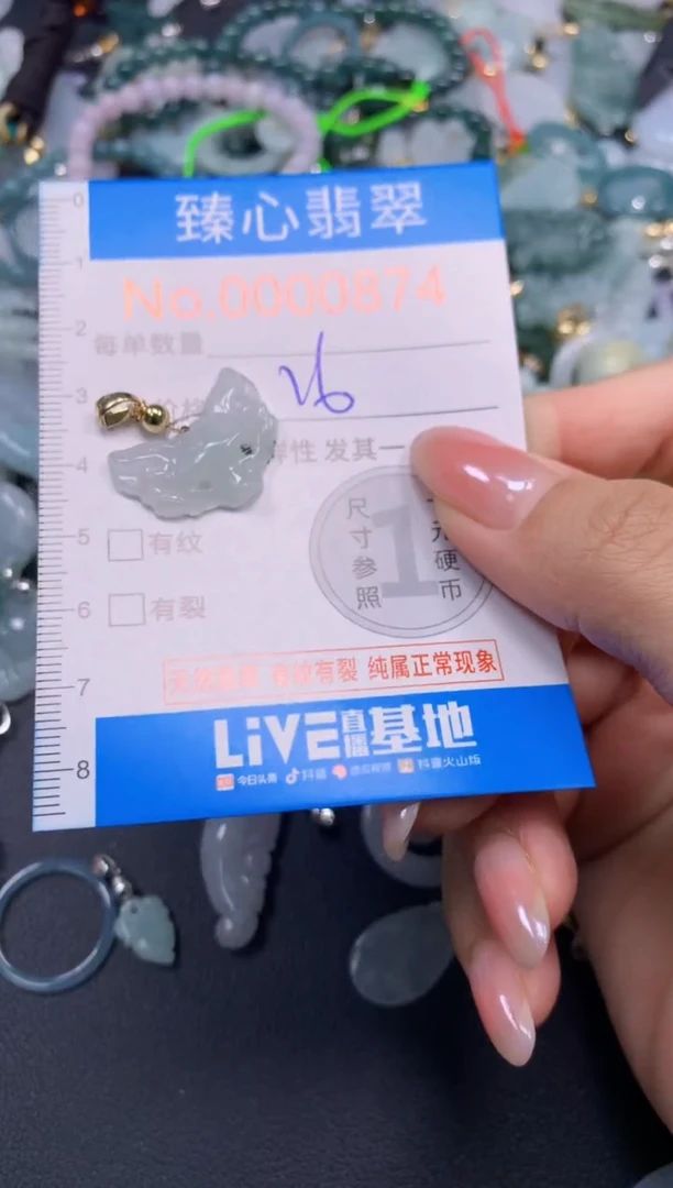 颈饰未镶嵌翡翠874