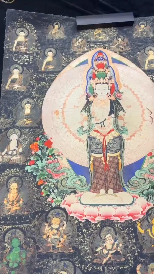 装裱画唐卡藏艺阁高端绘画作品TK16009