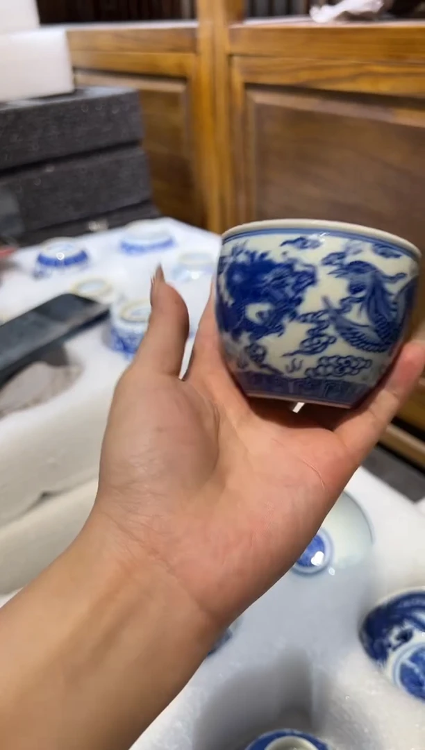 瓷片景德镇瓷器茶器茶杯