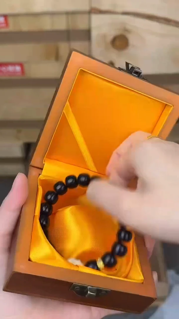 品茗文玩阁黑玉菩提单圈链接@@YS979
