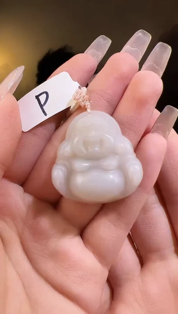 【闪购商品】和田玉颈饰未镶嵌35佛公p