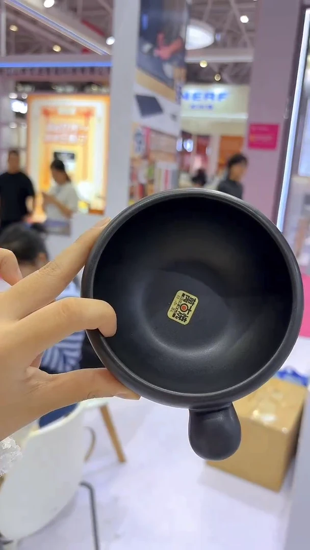 陶土万古烧直火嘟嘟碗 黑色