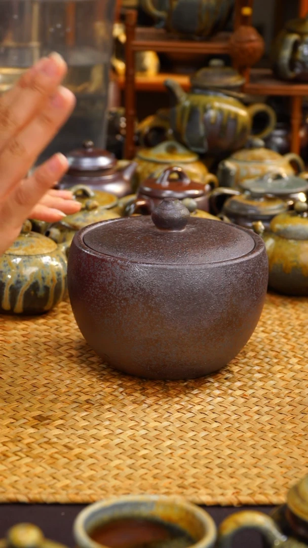 茶壶紫砂纯自然柴烧