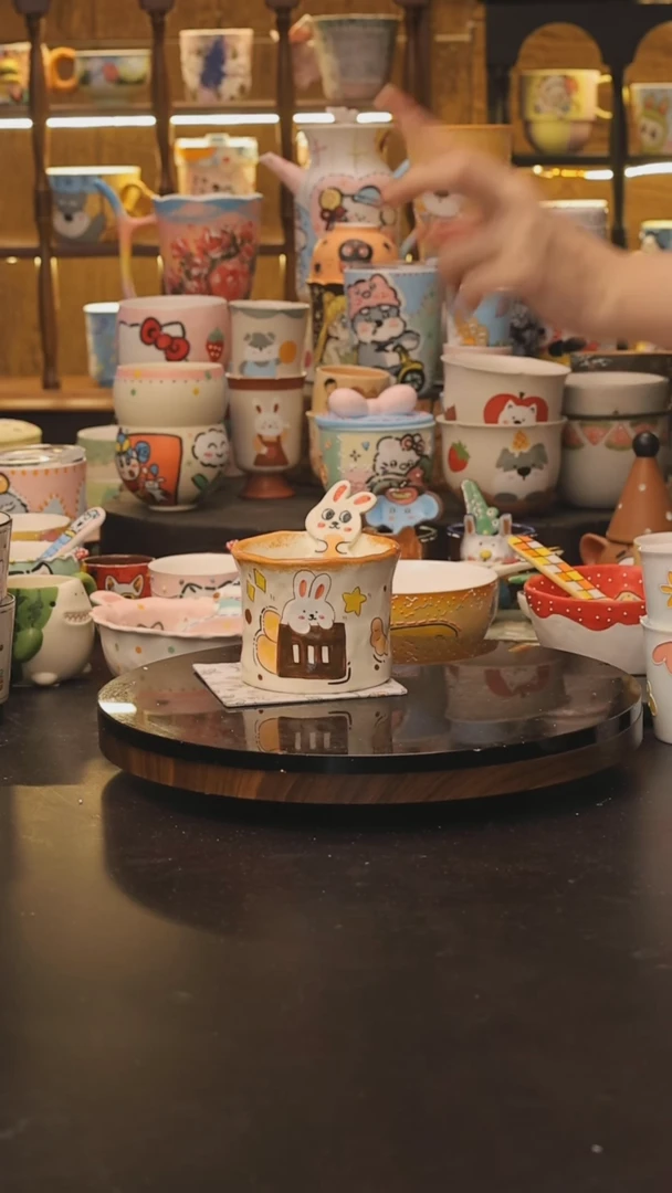 景德镇釉下彩绘设计师款式陶瓷