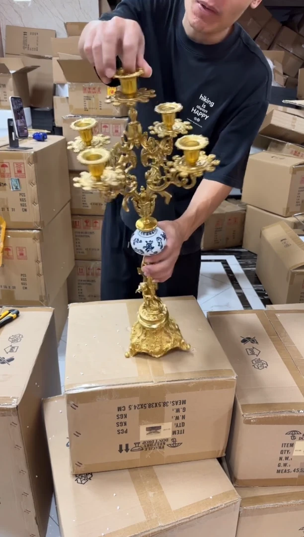 黄铜 黛姿家居装饰品摆件