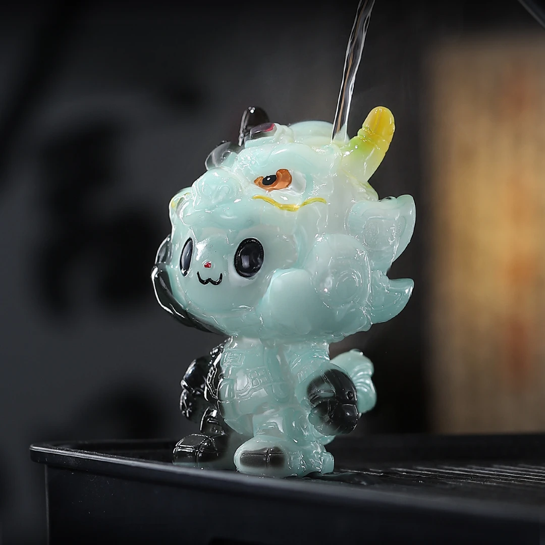 变色茶宠摆件机甲风貔貅茶台茶桌面摆设宠物茶玩茶具茶虫饰品高档