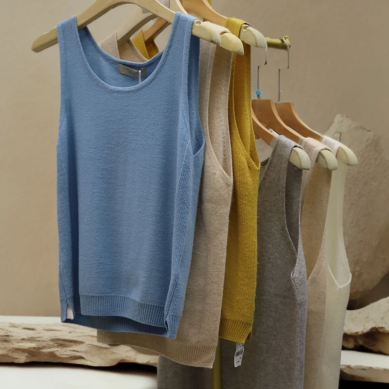 2025设计师佼绒纯山羊绒高端休闲女士简约气质时尚羊绒衫复合链接