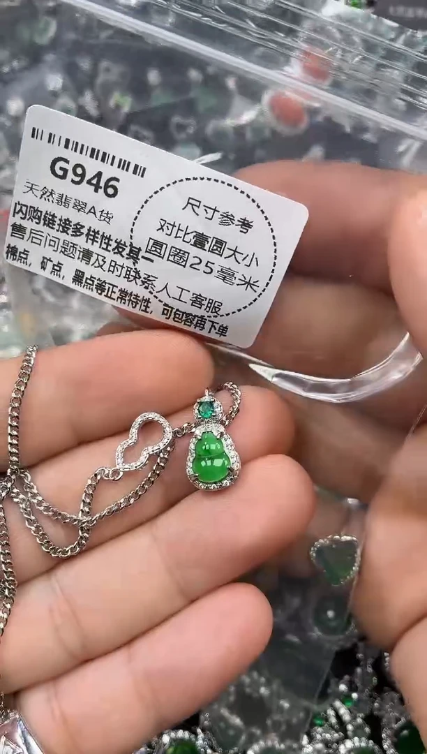 颈饰未镶嵌翡翠G946项链