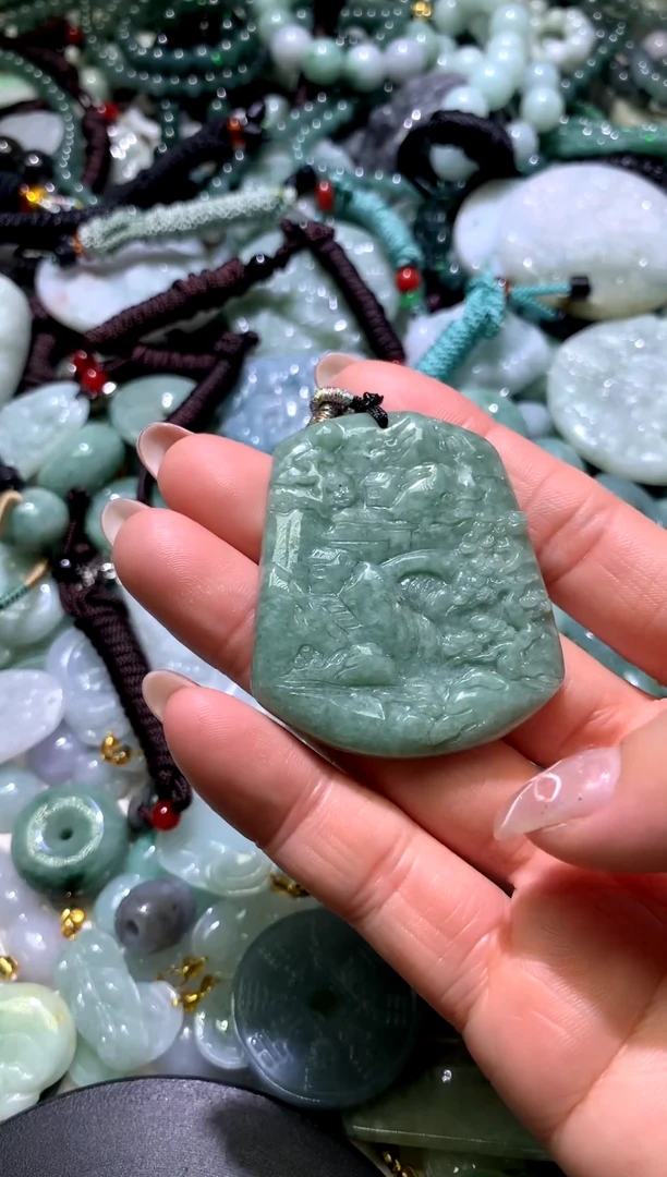 吊坠(不含链)未镶嵌翡翠1