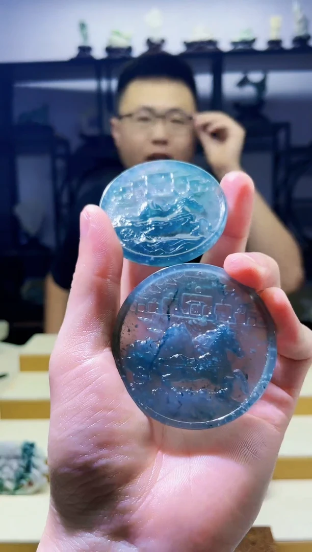 定制翡翠未镶嵌毛货07060161拍一发二