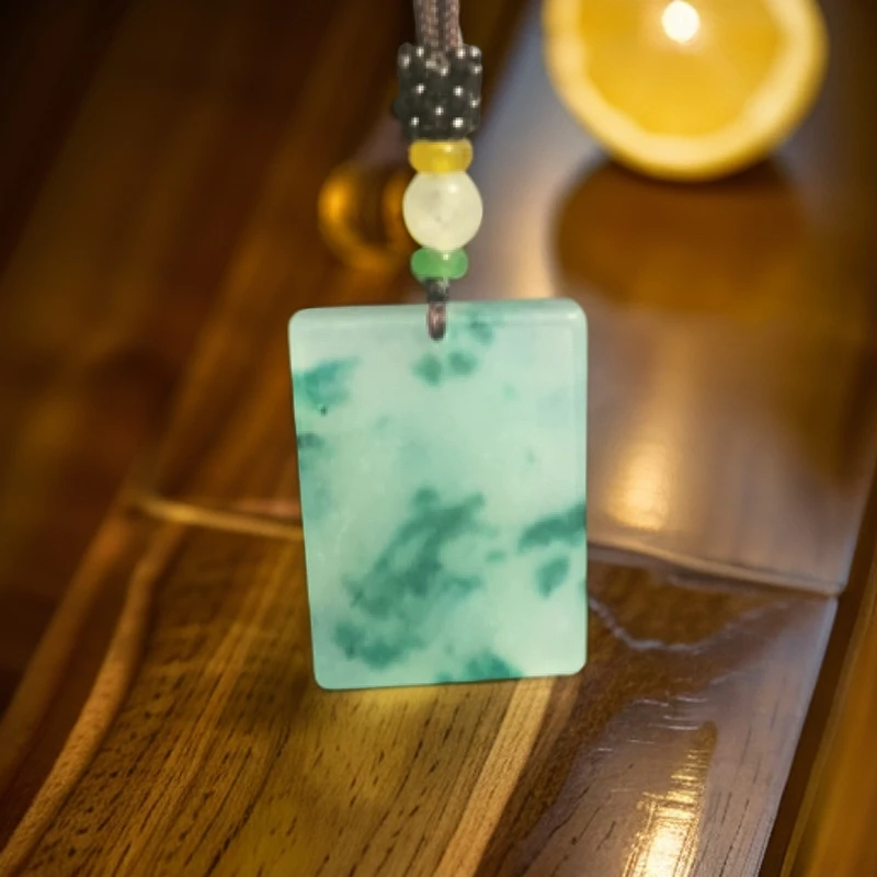 飘花无事牌吊坠时尚百搭