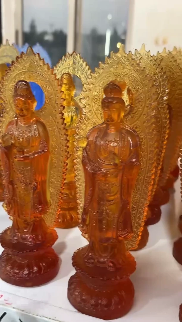 琉璃手工艺品观音 大势至