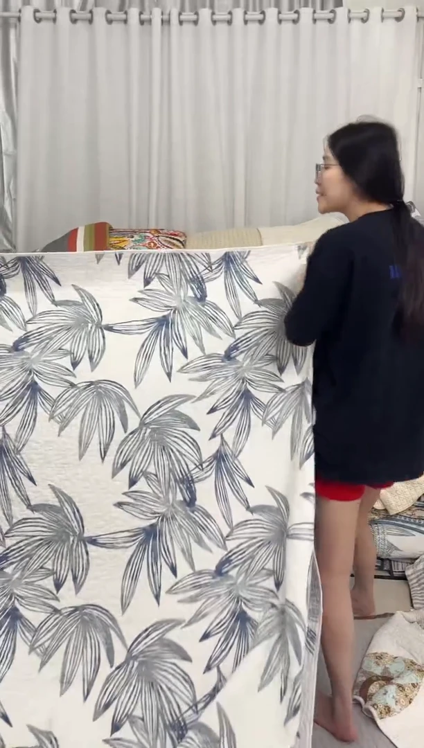 棉200*230白底大叶子